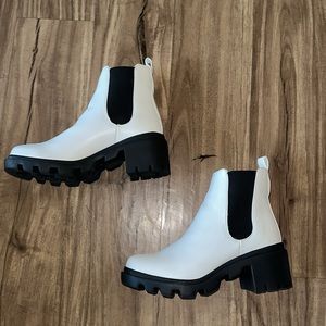 Steve Madden White Boots